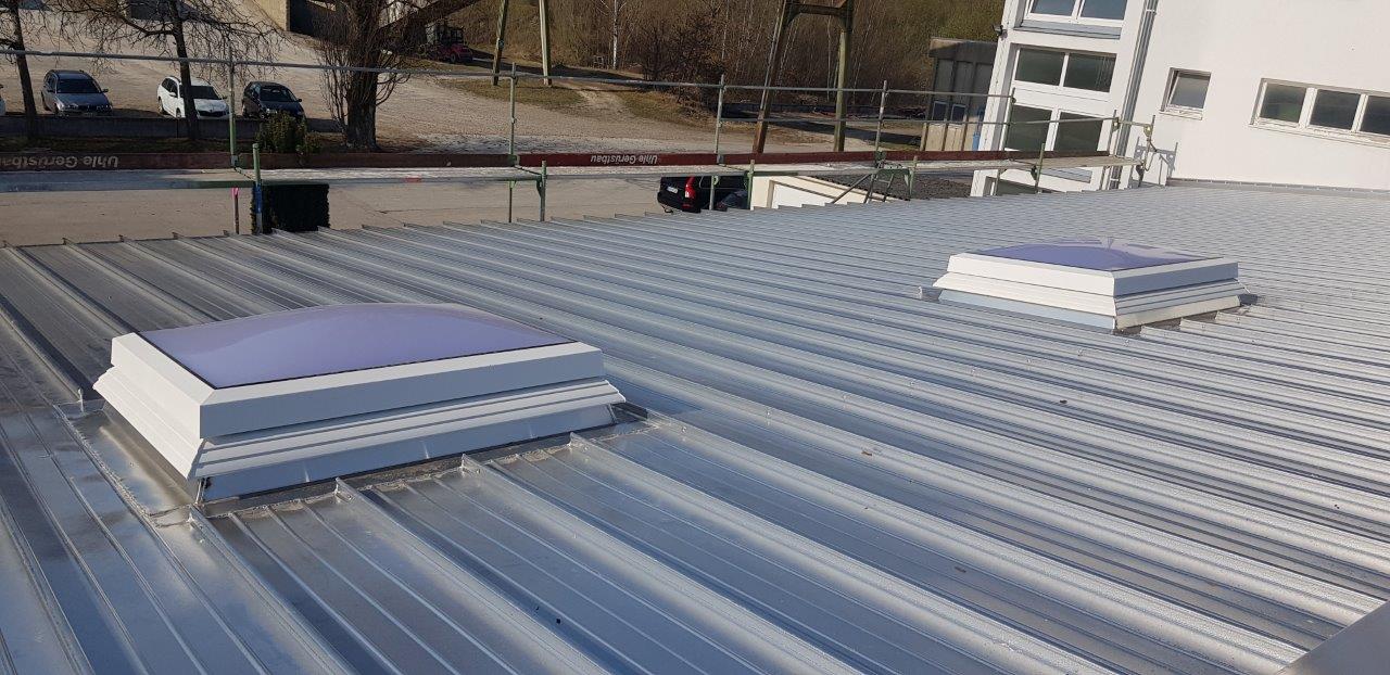 Aluminium Falzdach Bemo Übersicht Dachfläche